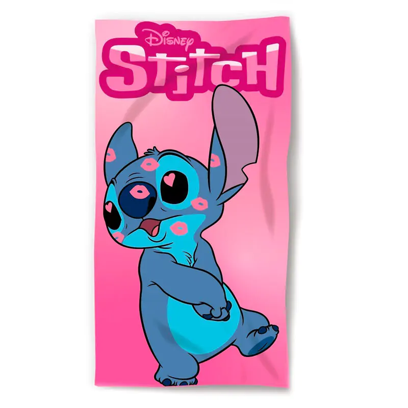 Disney Stitch Kiss microfibre plážová osuška produktová fotografia