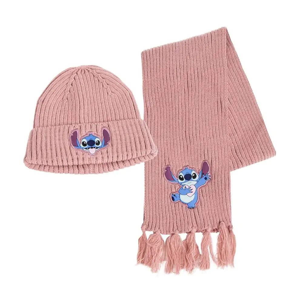 Disney Stitch čiapočka + šalík sada termékfotó