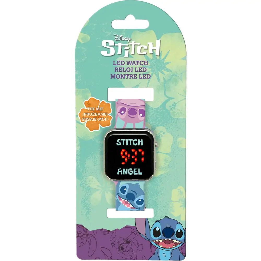 Disney Stitch LED hodinky produktová fotografia