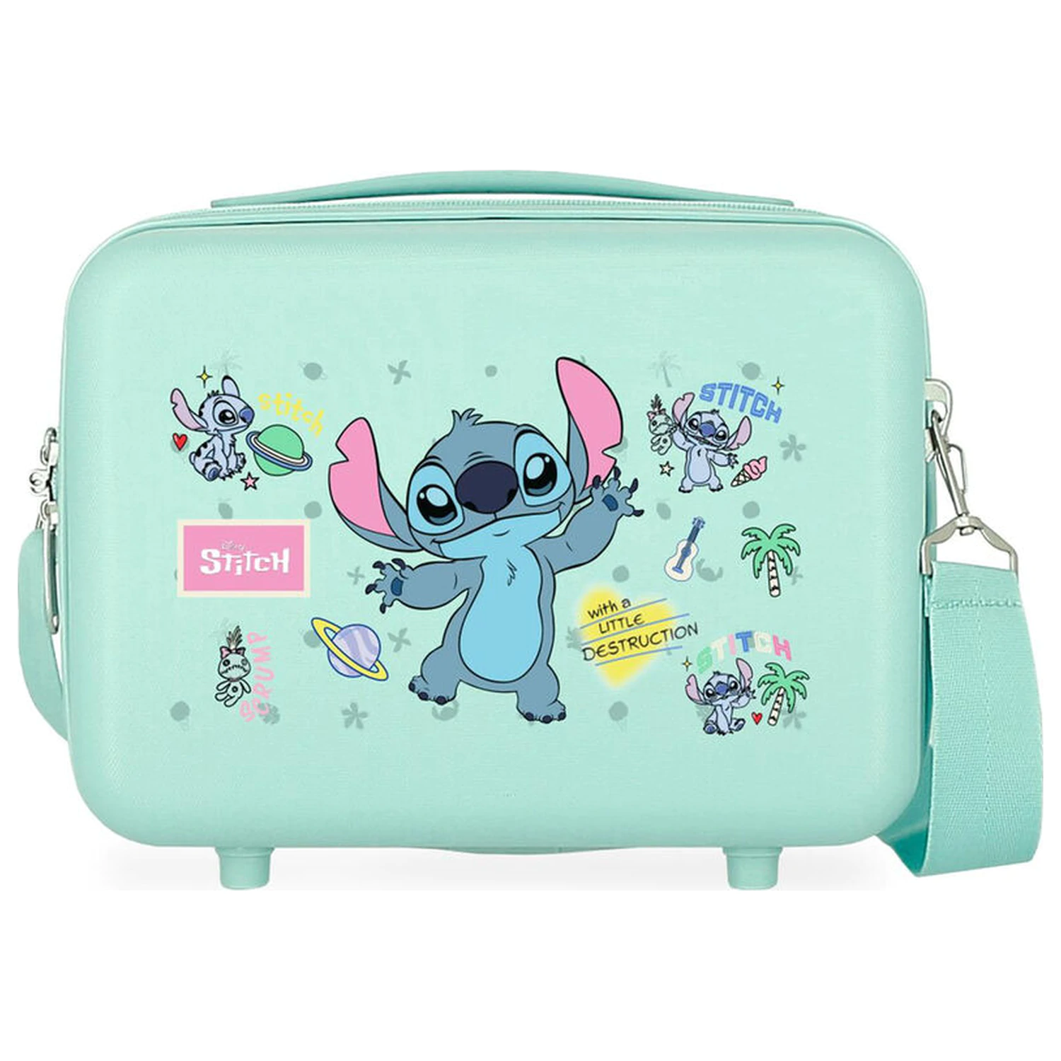 Disney Stitch Little Destrution ABS prispôsobiteľný kozmetický kufrík 29 cm produktová fotografia