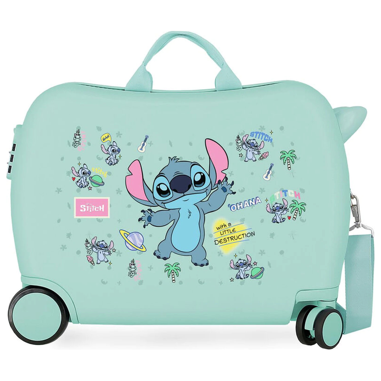 Disney Stitch Little Destruction ABS cestovný kufor 50cm produktová fotografia