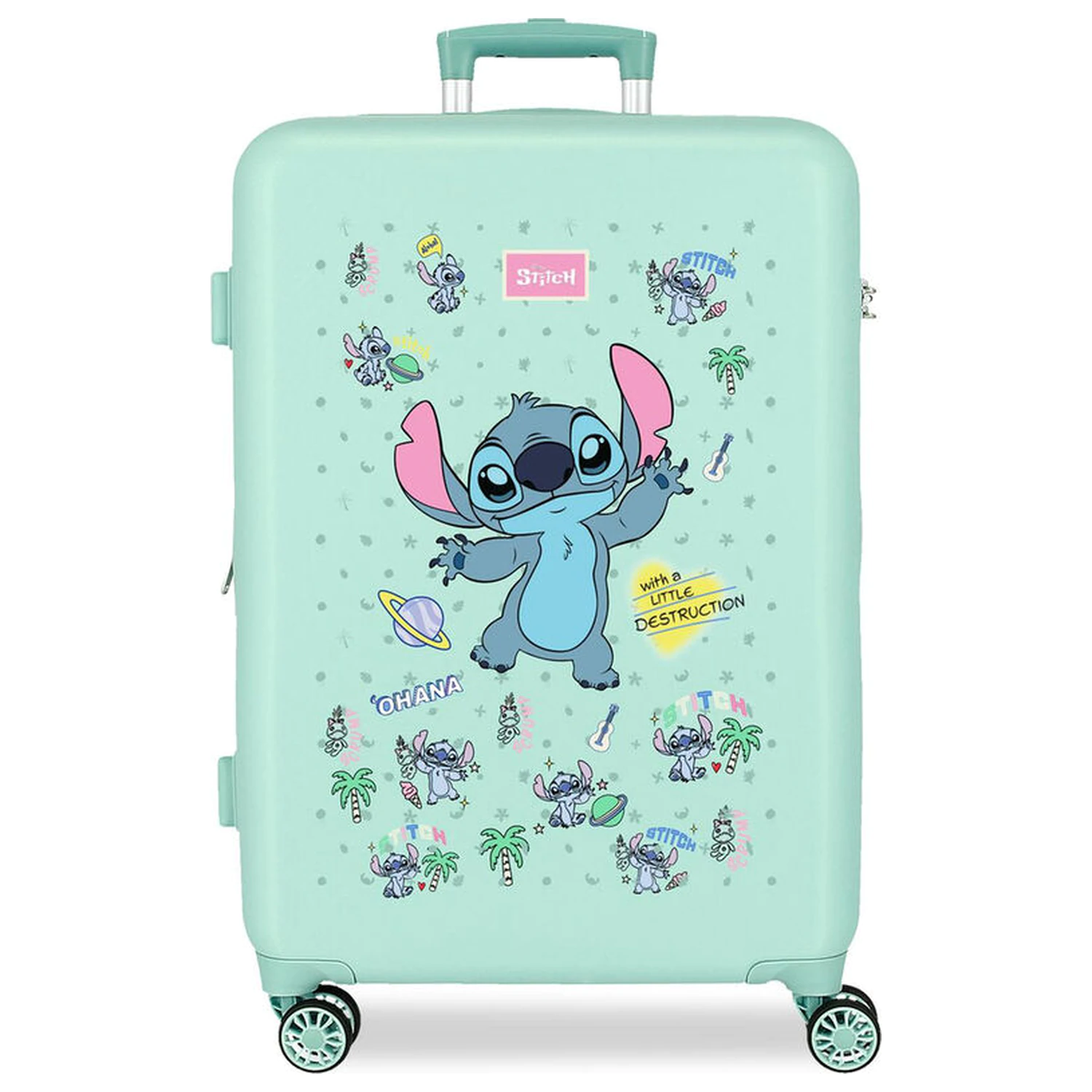 Disney Stitch Little Destrution ABS trolejový kufor 65cm produktová fotografia