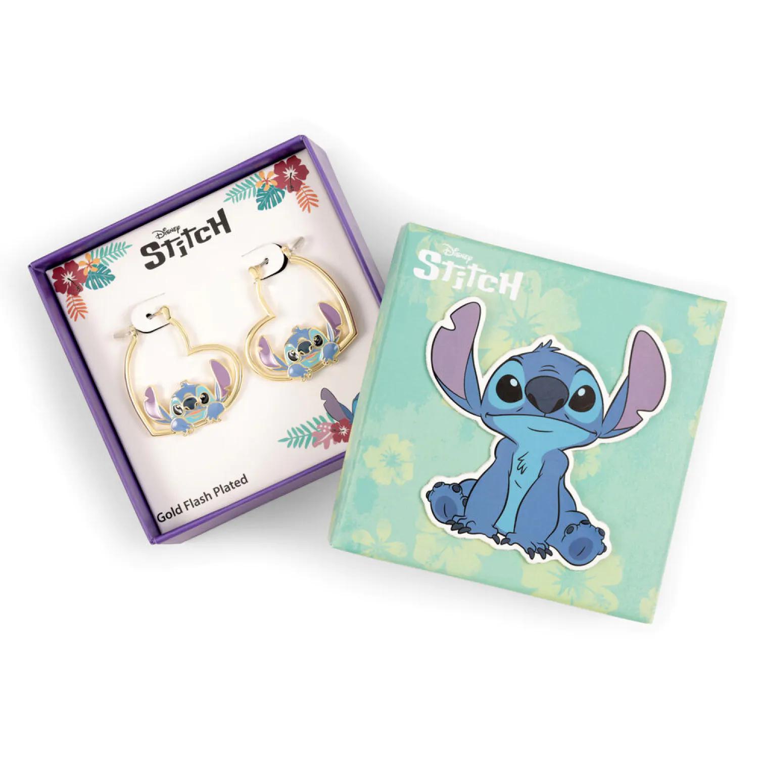 Disney Stitch Love náušnice produktová fotografia
