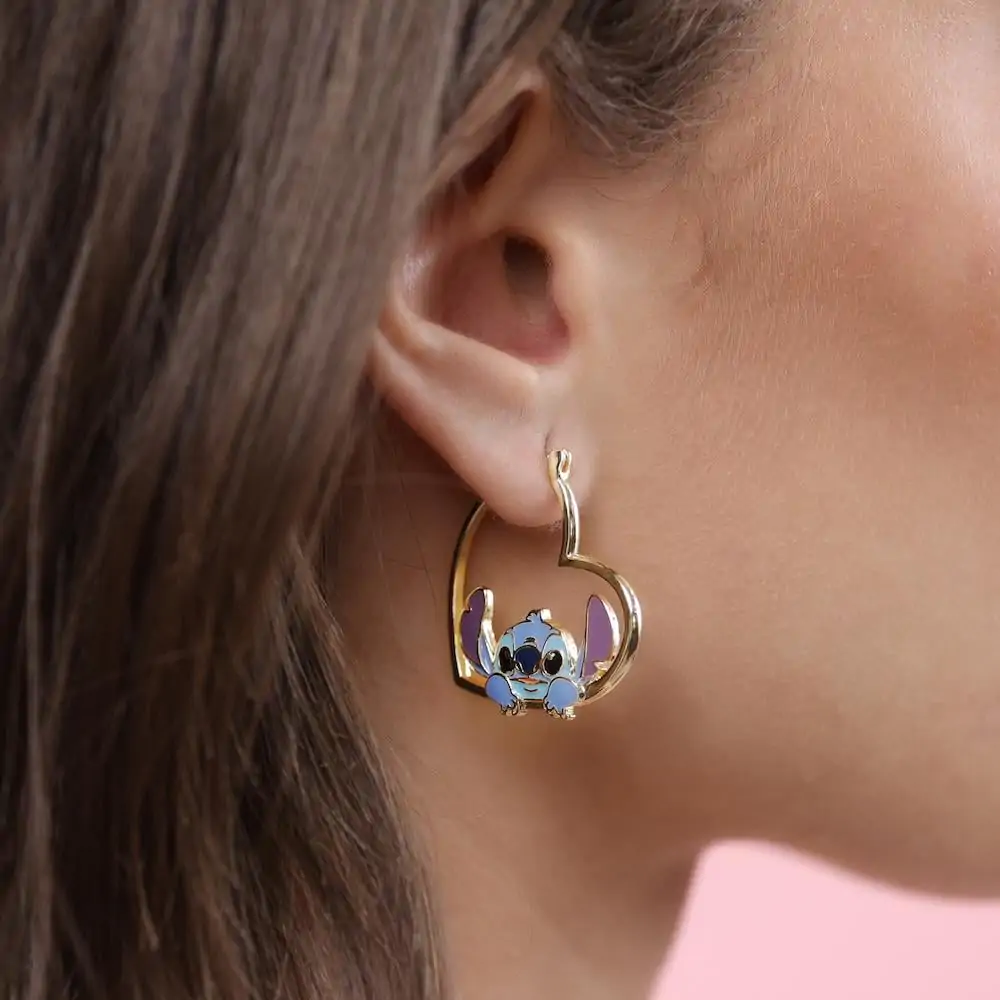 Disney Stitch Love náušnice produktová fotografia