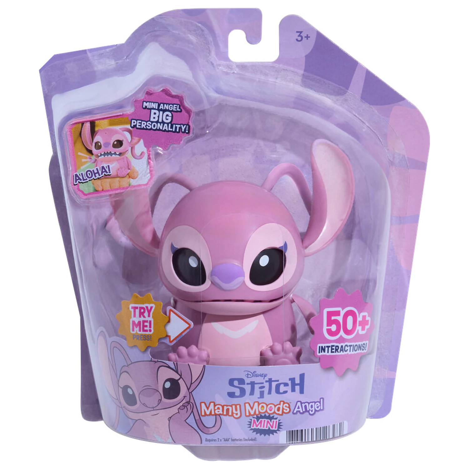 Disney Stitch Many Moods Angel mini interaktívna figúrka produktová fotografia
