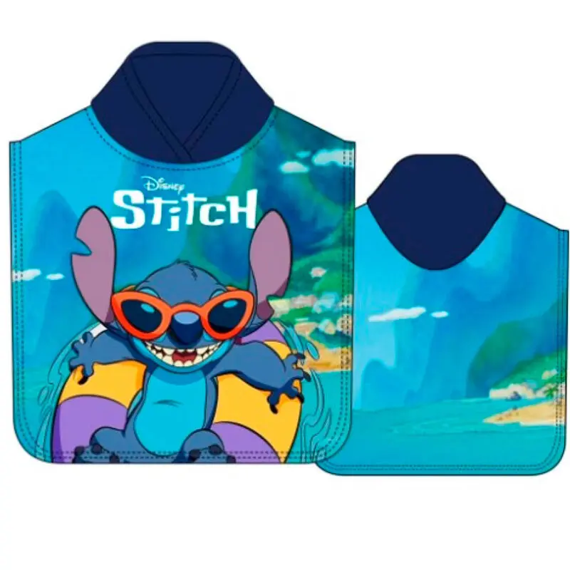 Disney Stitch mikrovláknový poncsó törölköző termékfotó