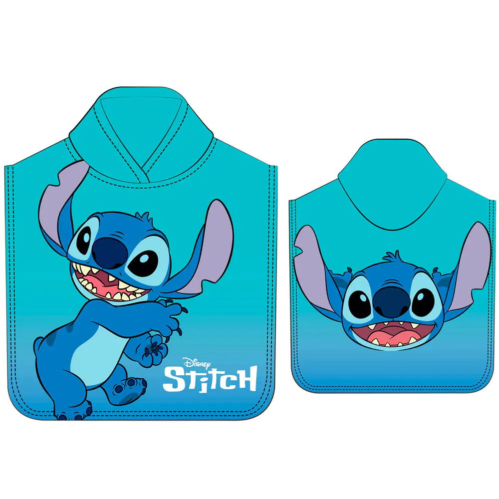 Disney Stitch mikrovláknový poncsó törölköző termékfotó