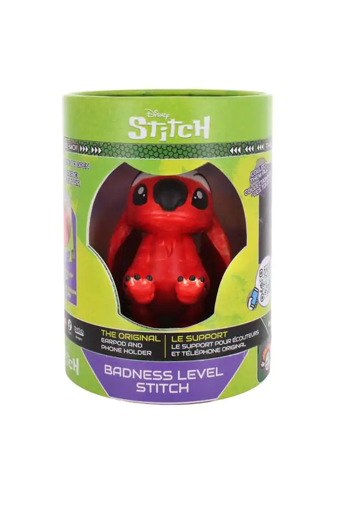 Disney Stitch Badness Level mini kábeltartó figura 10 cm termékfotó