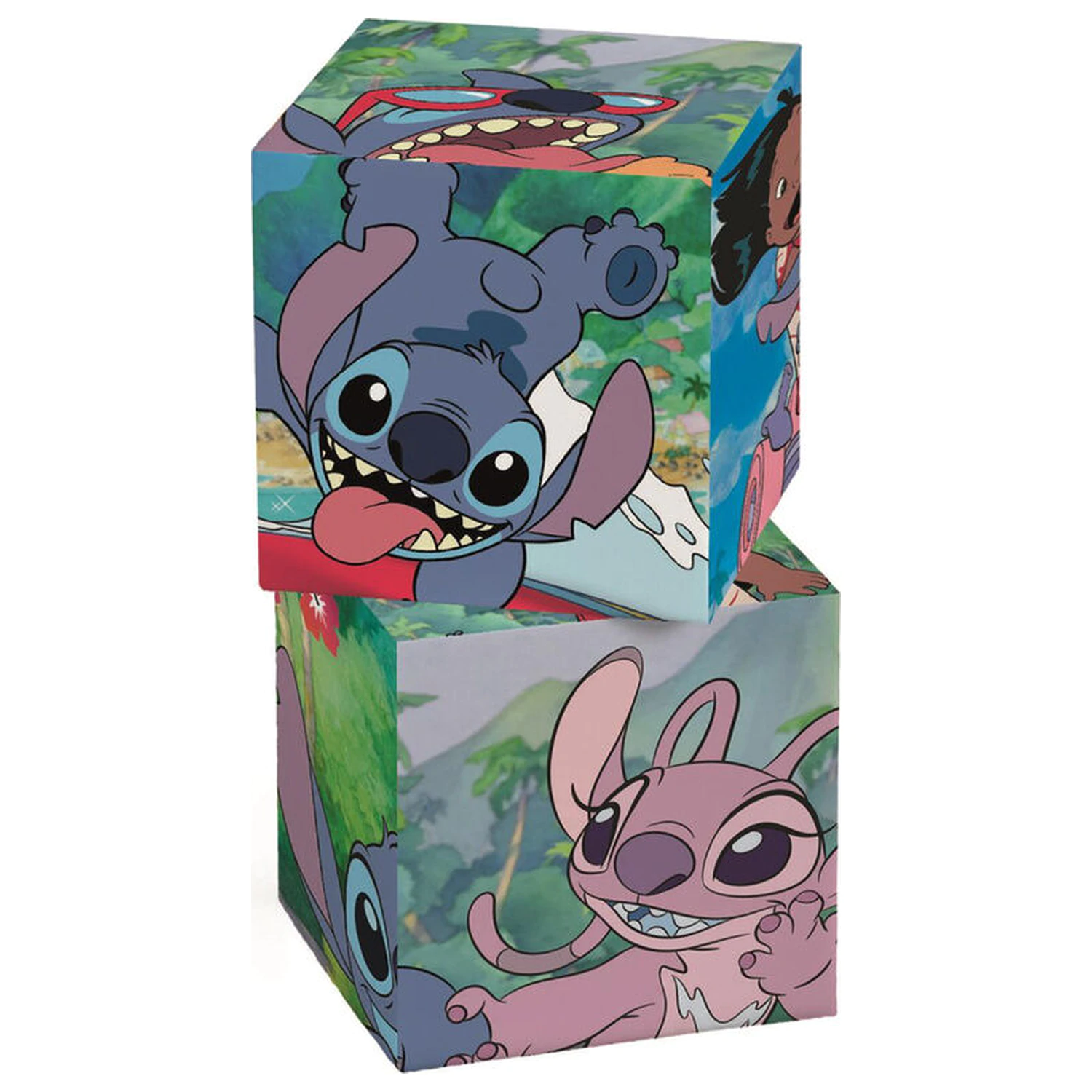 Disney Stitch Moje prvé kocky puzzle 3-6-9-12 kusov produktová fotografia