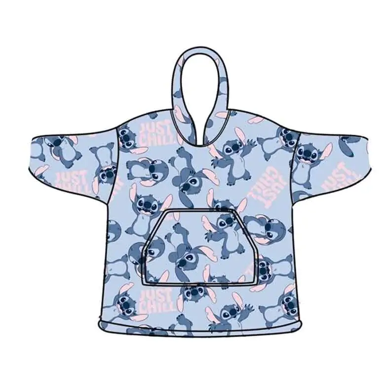 Disney Stitch oversize mikinový kabát pre dospelých coral produktová fotografia