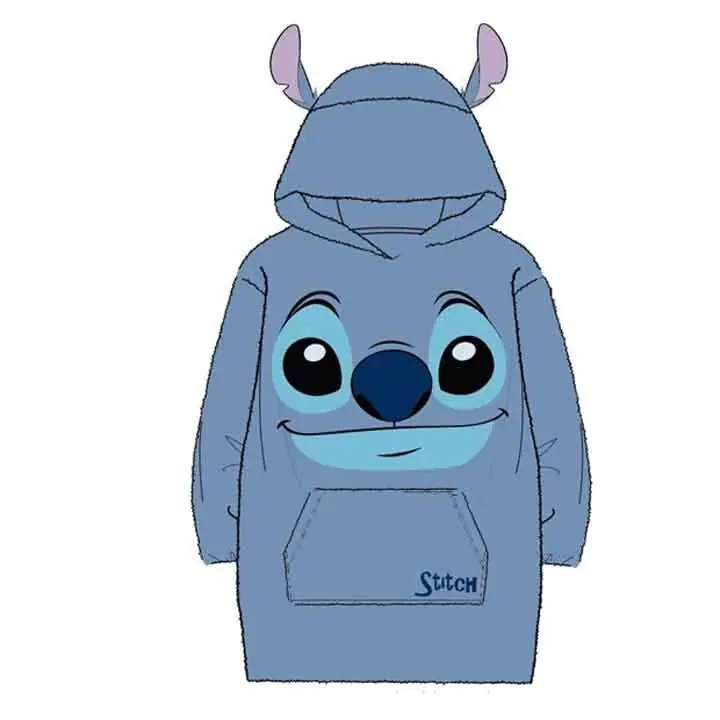 Disney Stitch oversize mikina s kabátom pre dospelých koralová produktová fotografia