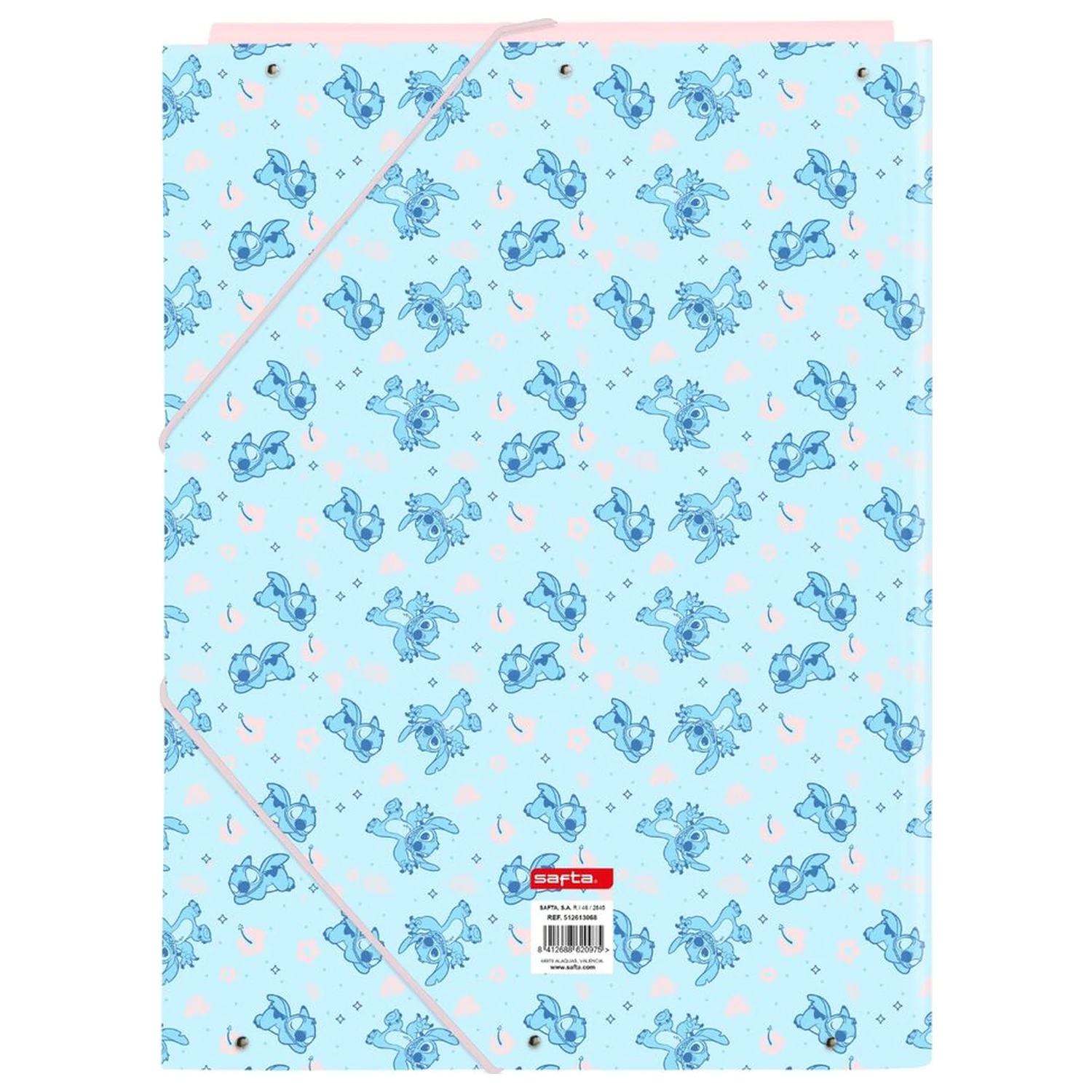 Disney Stitch Ohana A4 kartónový zakladač s klopami produktová fotografia