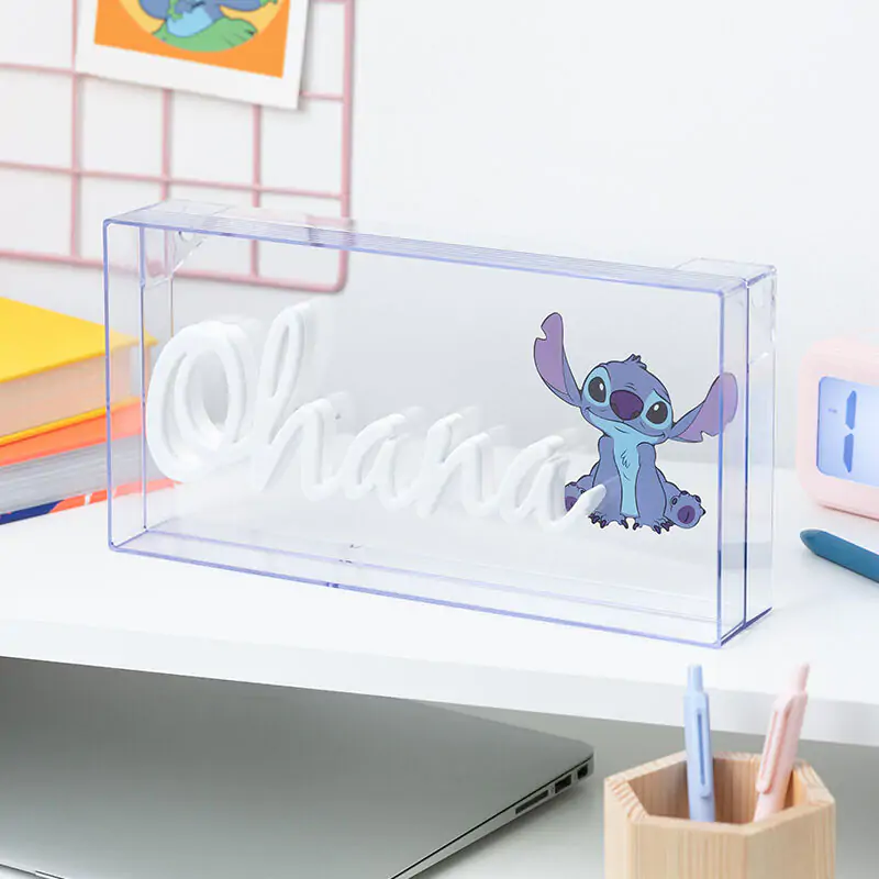 Disney Stitch Ohana LED lampa produktová fotografia