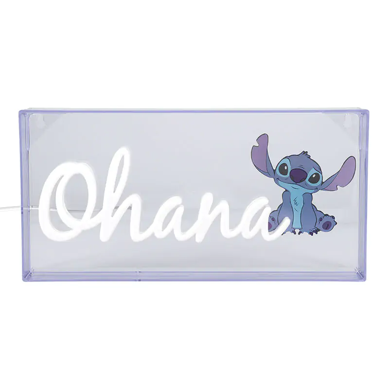 Disney Stitch Ohana LED lampa produktová fotografia