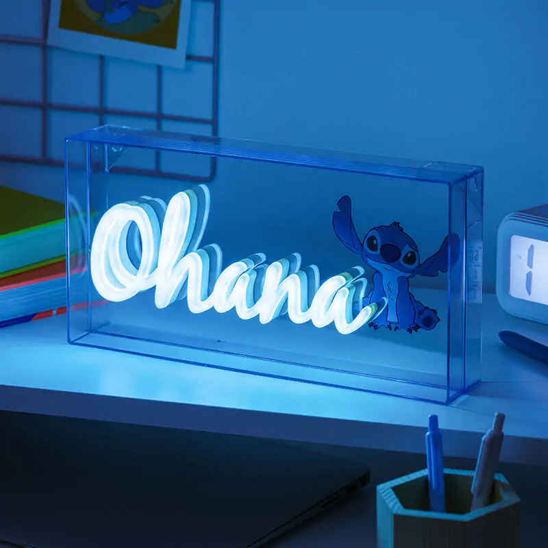 Disney Stitch Ohana LED lampa produktová fotografia