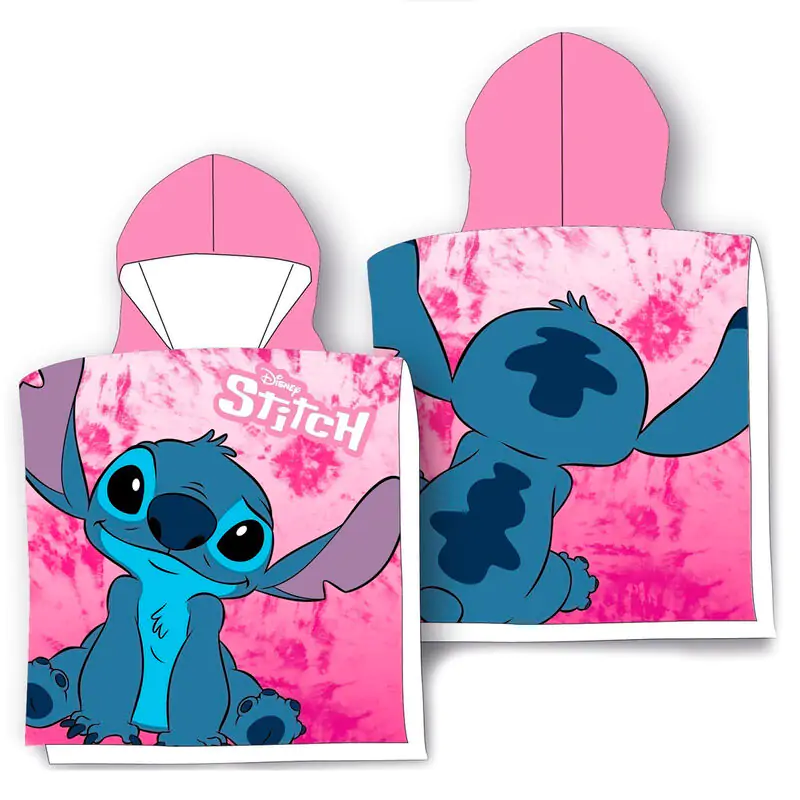 Disney Stitch bavlnený plážový uterák poncho termékfotó