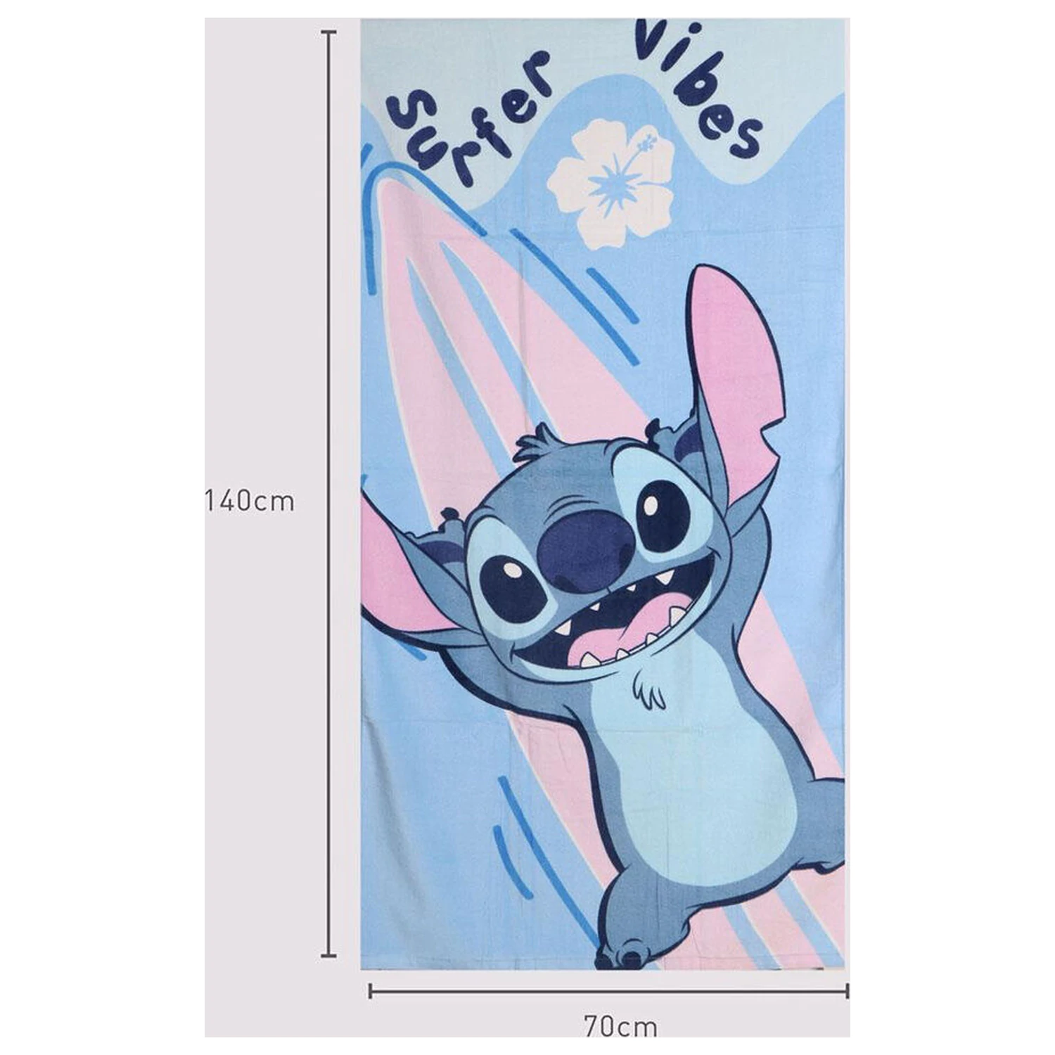 Disney Stitch bavlnená plážová osuška produktová fotografia
