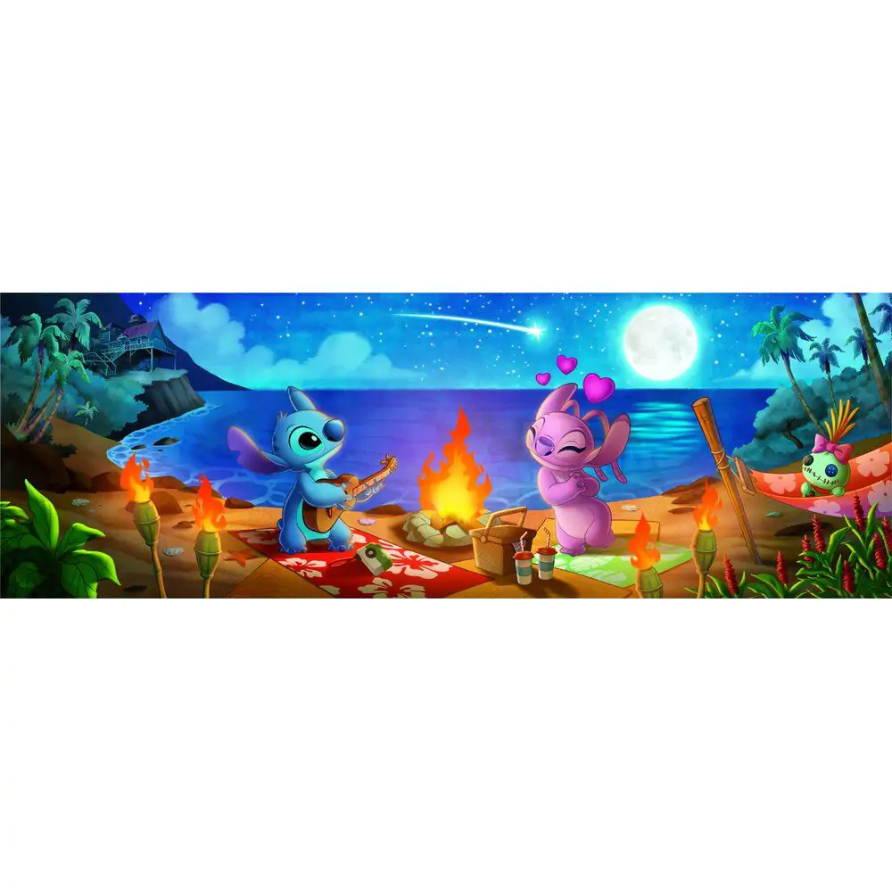 Disney Stitch Panorama puzzle 1000 ks produktová fotografia