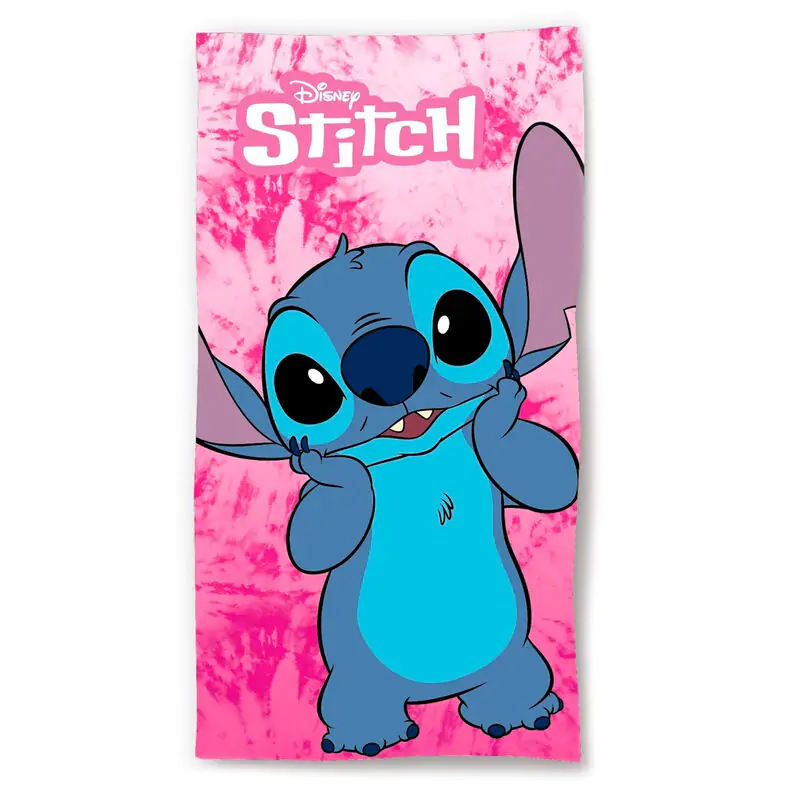 Disney Stitch Pink mikrovláknové osuška na pláž termékfotó