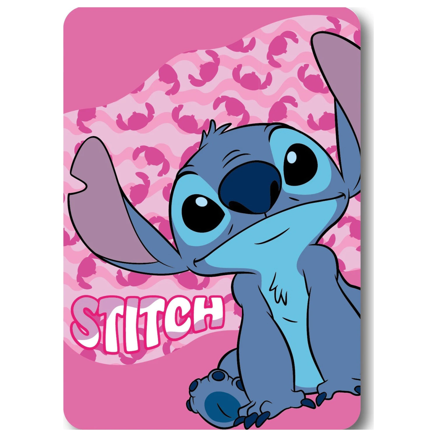 Disney Stitch Pink Wave flísová deka produktová fotografia