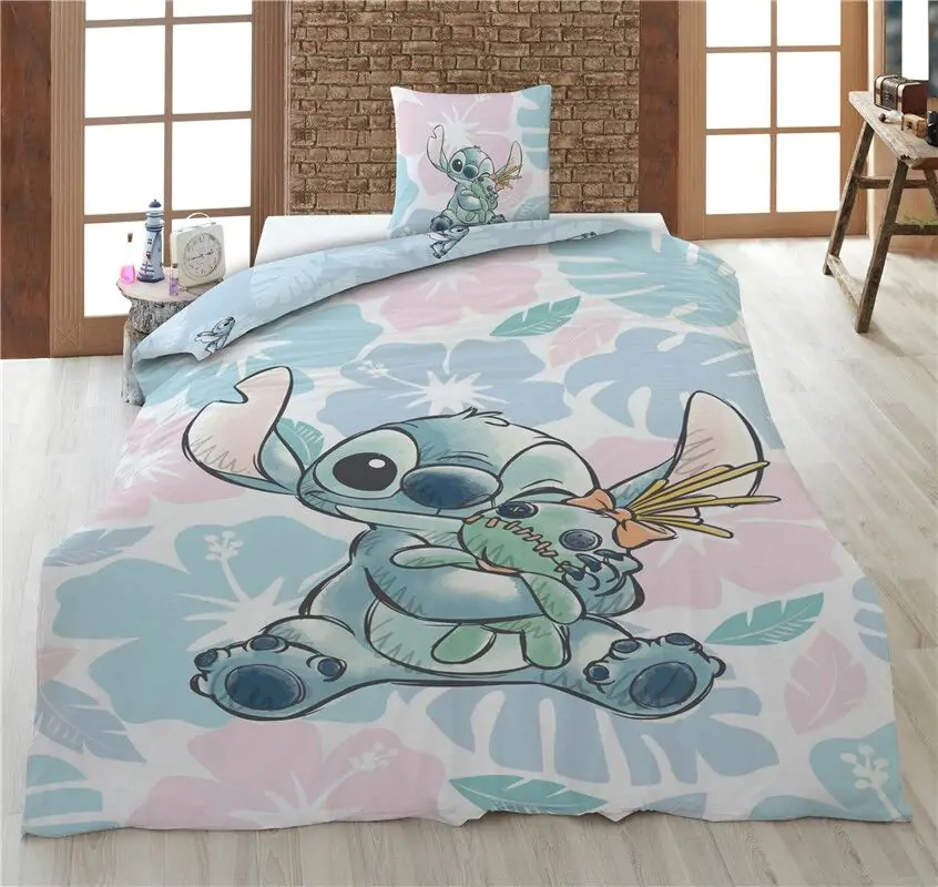 Disney Stitch policotton obliečka na paplón posteľ 90cm produktová fotografia