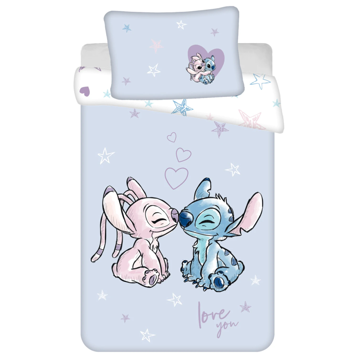 Disney Stitch Fialová detská obliečka na perinu produktová fotografia