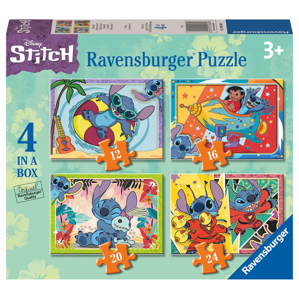 Disney Stitch puzzle 12-16-20-24 dielikov produktová fotografia