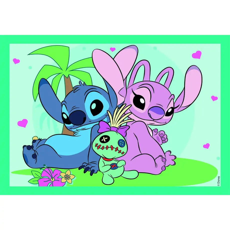 Disney Stitch puzzle 12+16+20+24 dielikov produktová fotografia