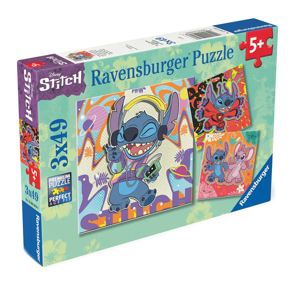 Disney Stitch puzzle 3 x 39 dielikov produktová fotografia