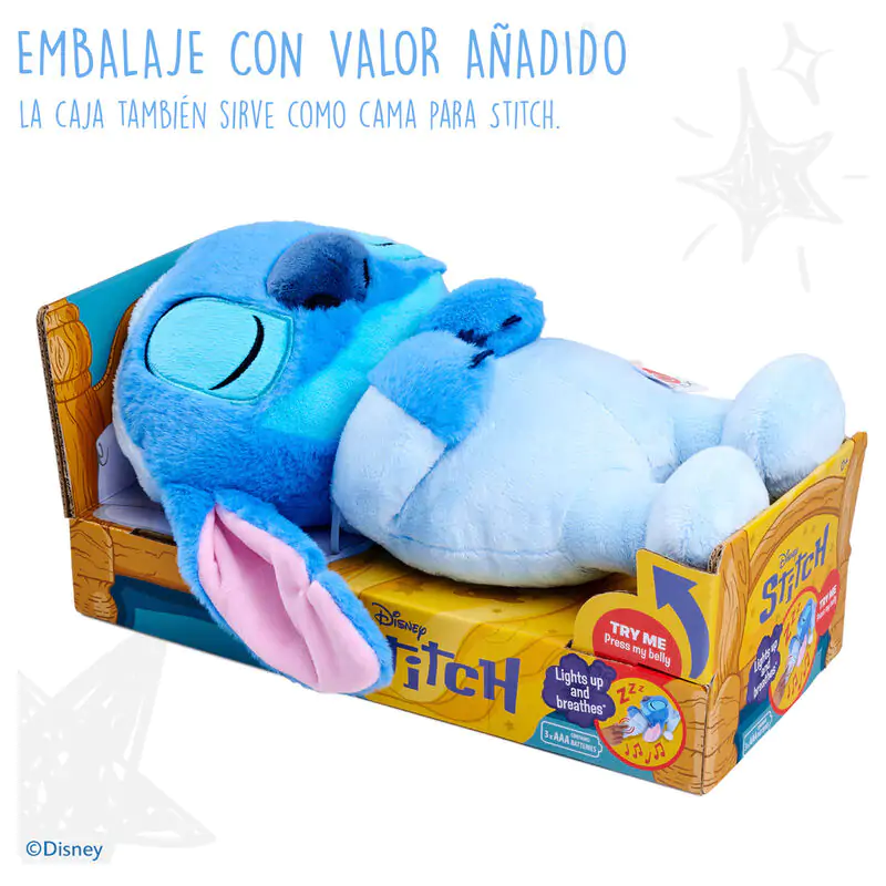 Disney Stitch Spiaca plyšová hračka 31cm so zvukom produktová fotografia