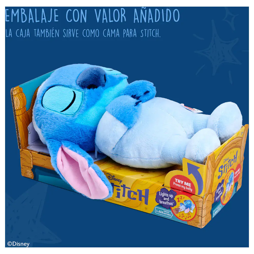 Disney Stitch Spiaca plyšová hračka 31cm so zvukom produktová fotografia