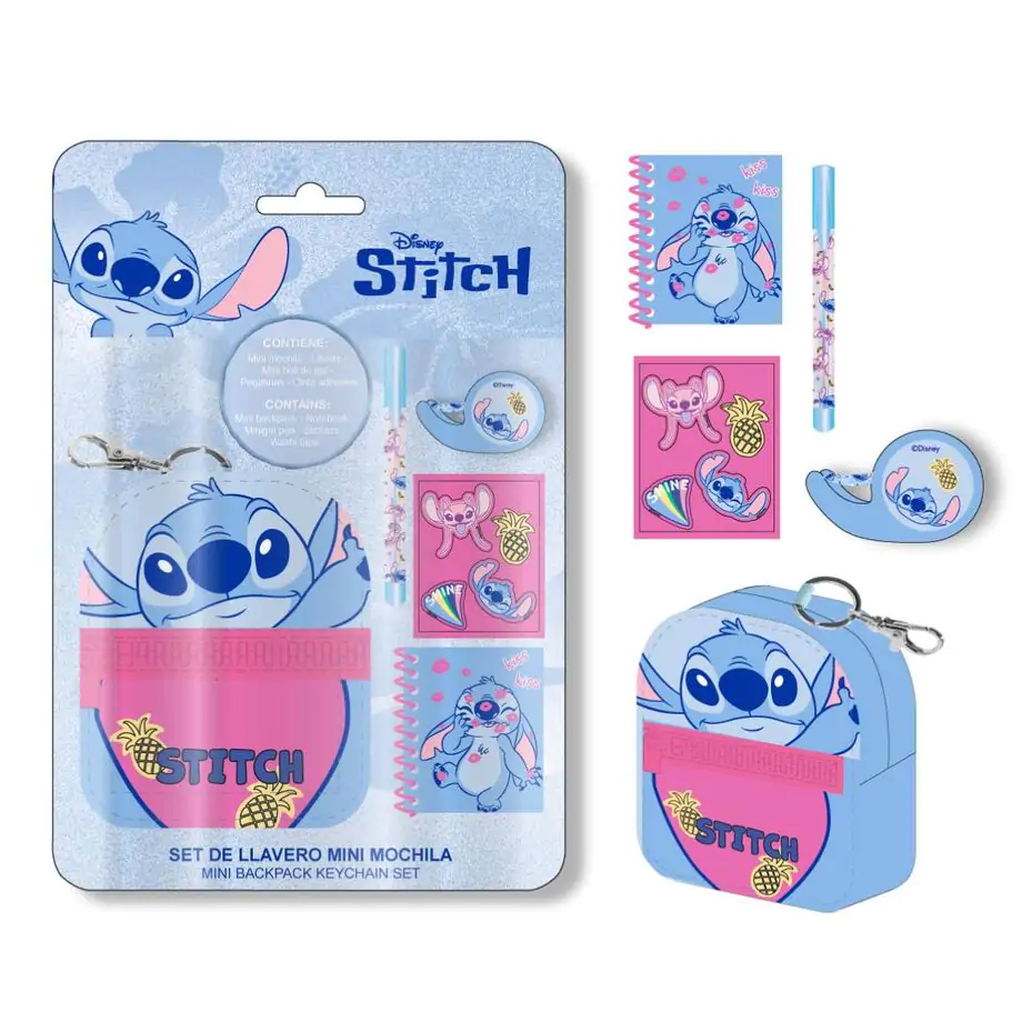 Disney Stitch Papiernictvo mini ruksak set produktová fotografia