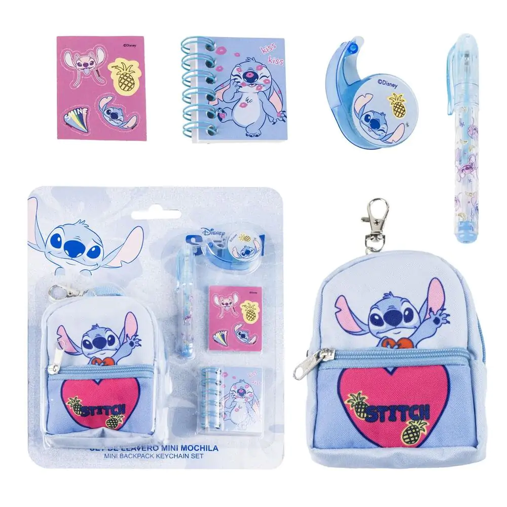Disney Stitch Papiernictvo mini ruksak set produktová fotografia