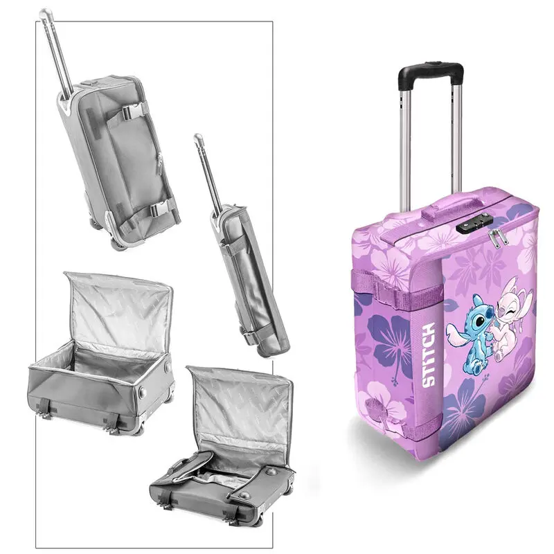 Disney Stitch - Stitch & Angel kufor na kolieskach 55 cm produktová fotografia