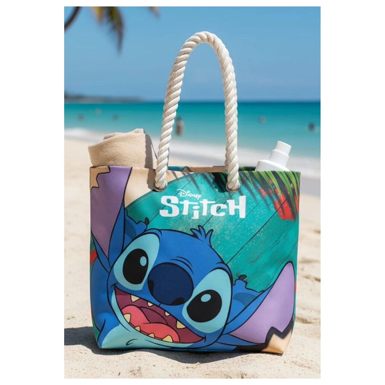 Disney Stitch plážová taška produktová fotografia