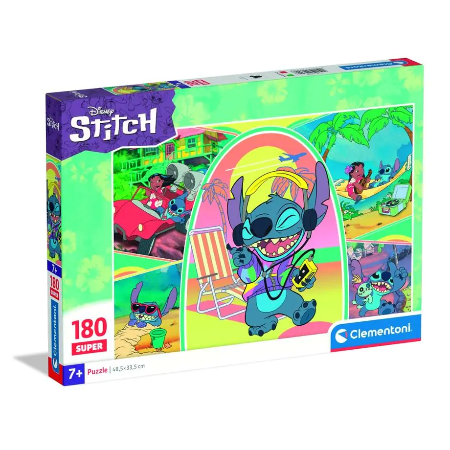 Disney Stitch super puzzle 180 dielikov produktová fotografia