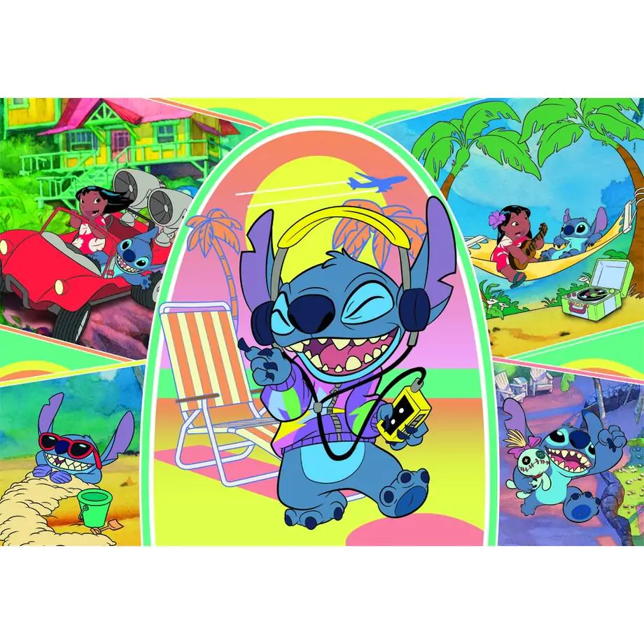 Disney Stitch super puzzle 180 dielikov produktová fotografia