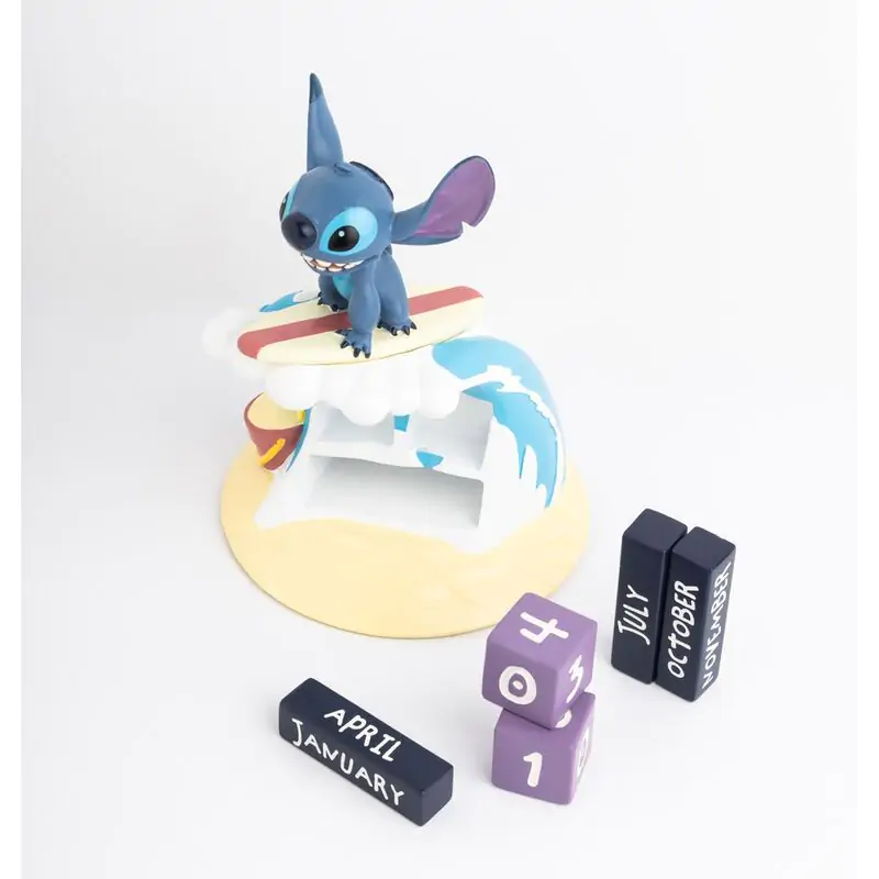 Disney Stitch Surfer 3D večný kalendár termékfotó