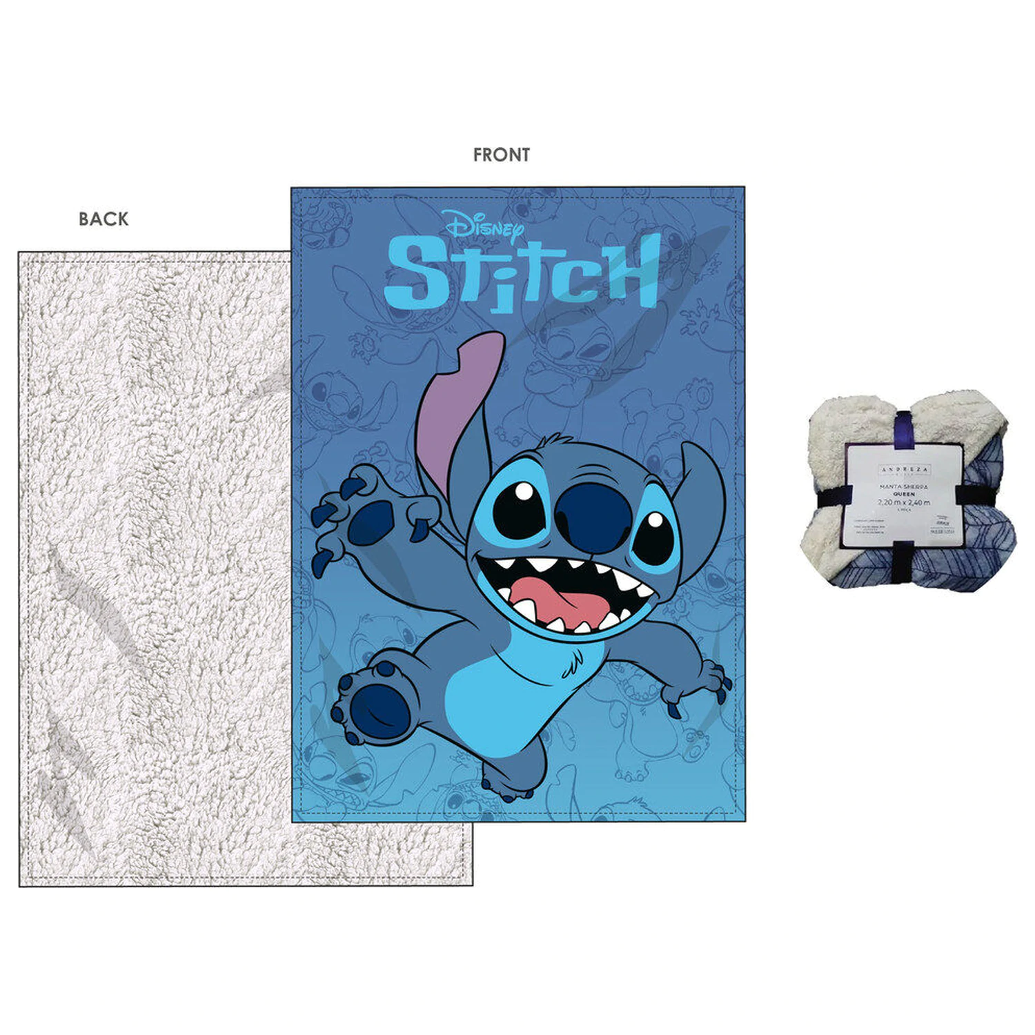Disney Stitch deka produktová fotografia