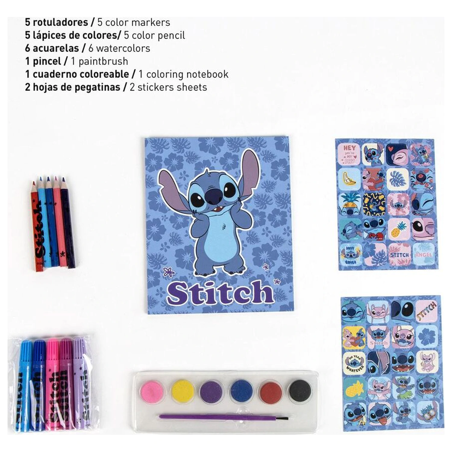 Disney Stitch ruksak stationery set produktová fotografia