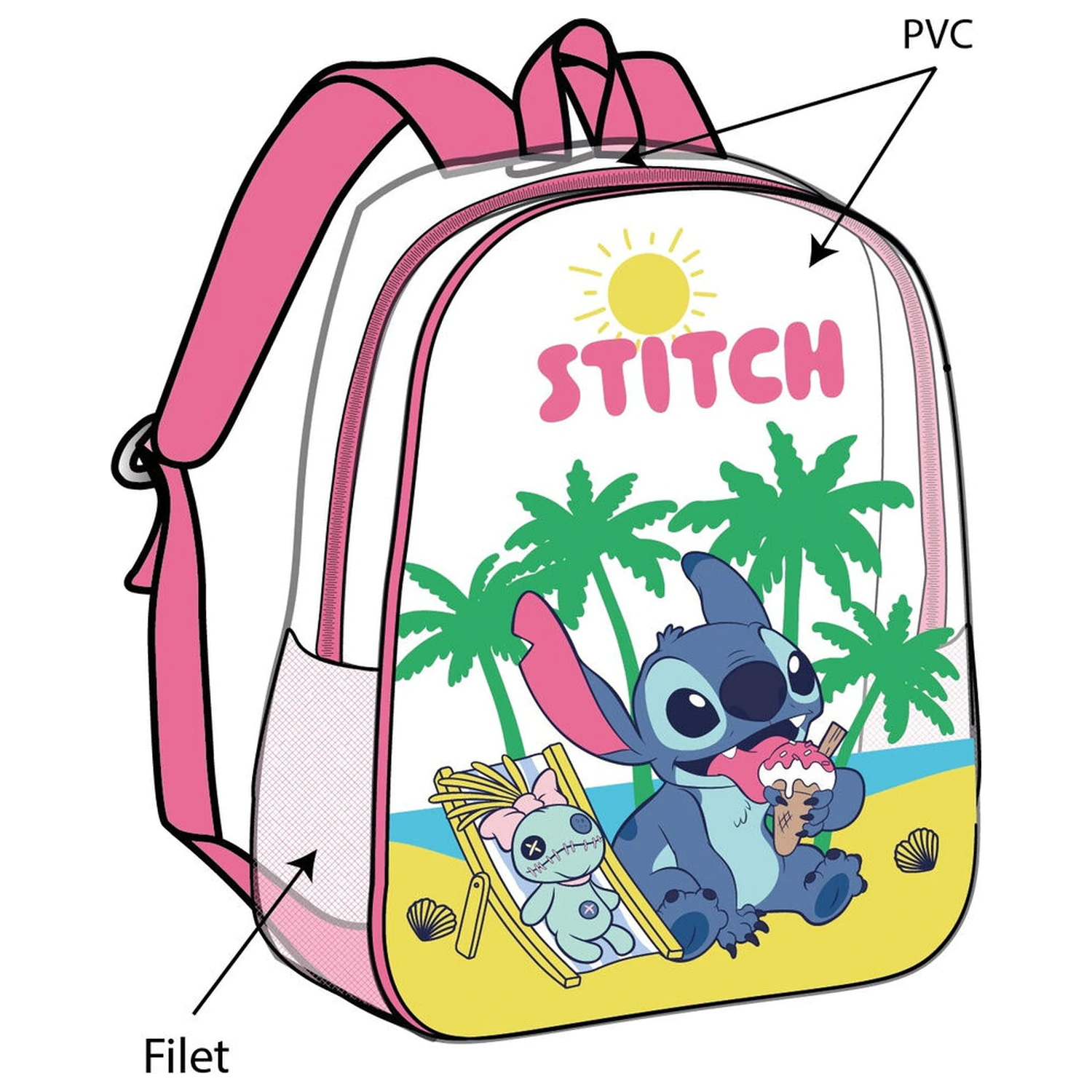 Disney Stitch batoh 31 cm produktová fotografia