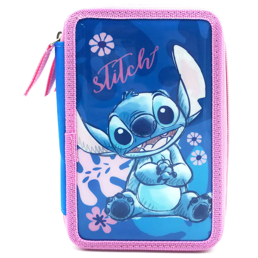 Disney Stitch trojité puzdro na ceruzky produktová fotografia