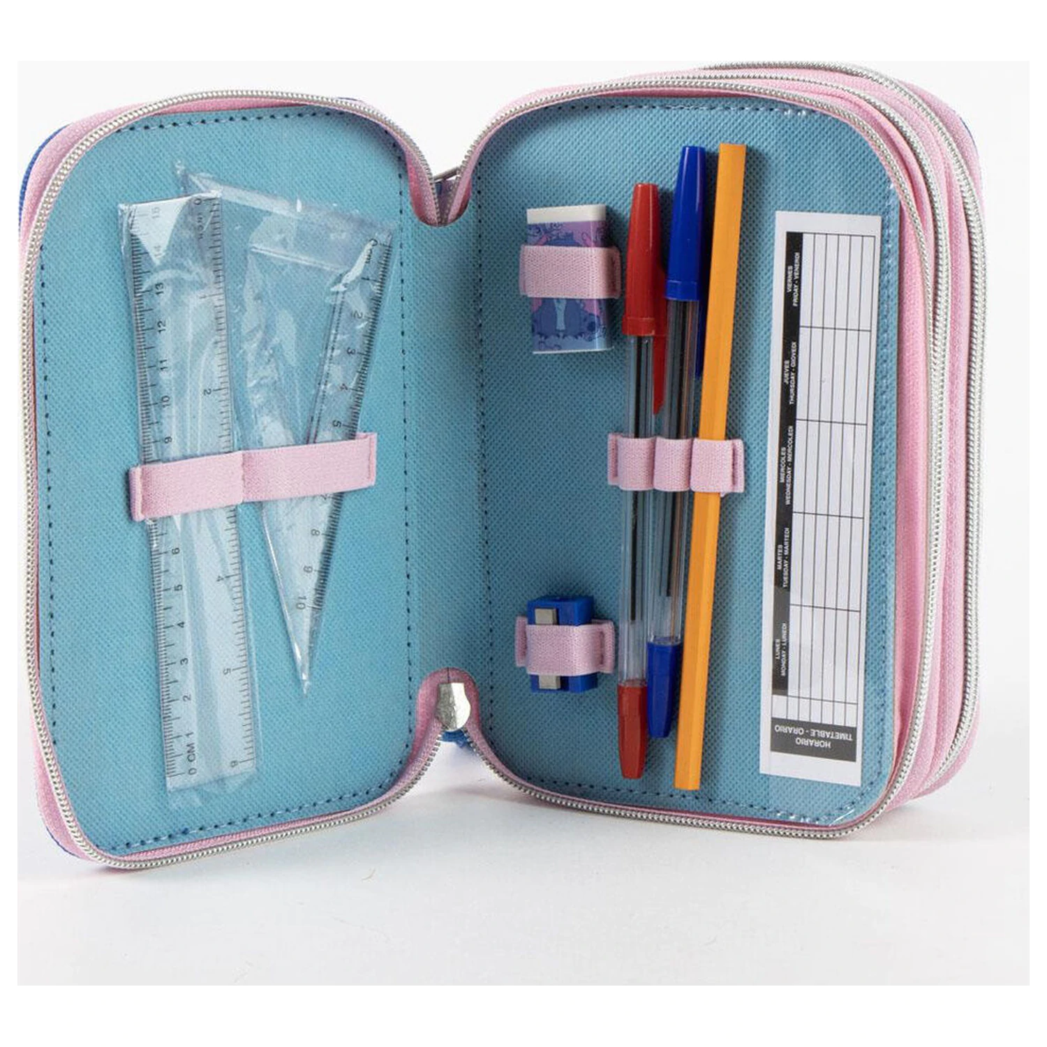 Disney Stitch trojité puzdro na ceruzky produktová fotografia