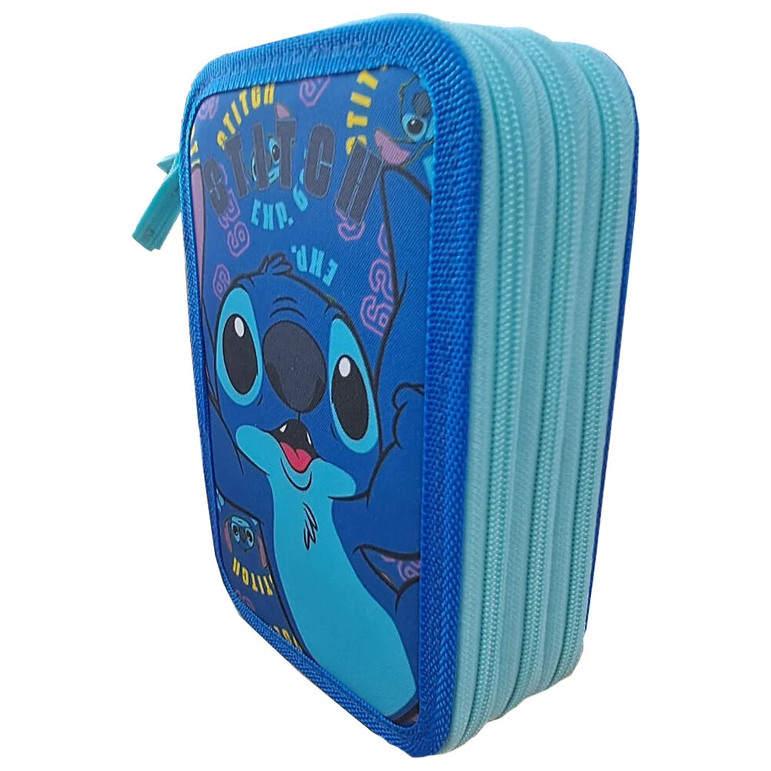 Disney Stitch trojité puzdro na ceruzky produktová fotografia
