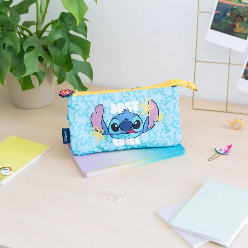 Disney Stitch trojhranné puzdro na ceruzky termékfotó