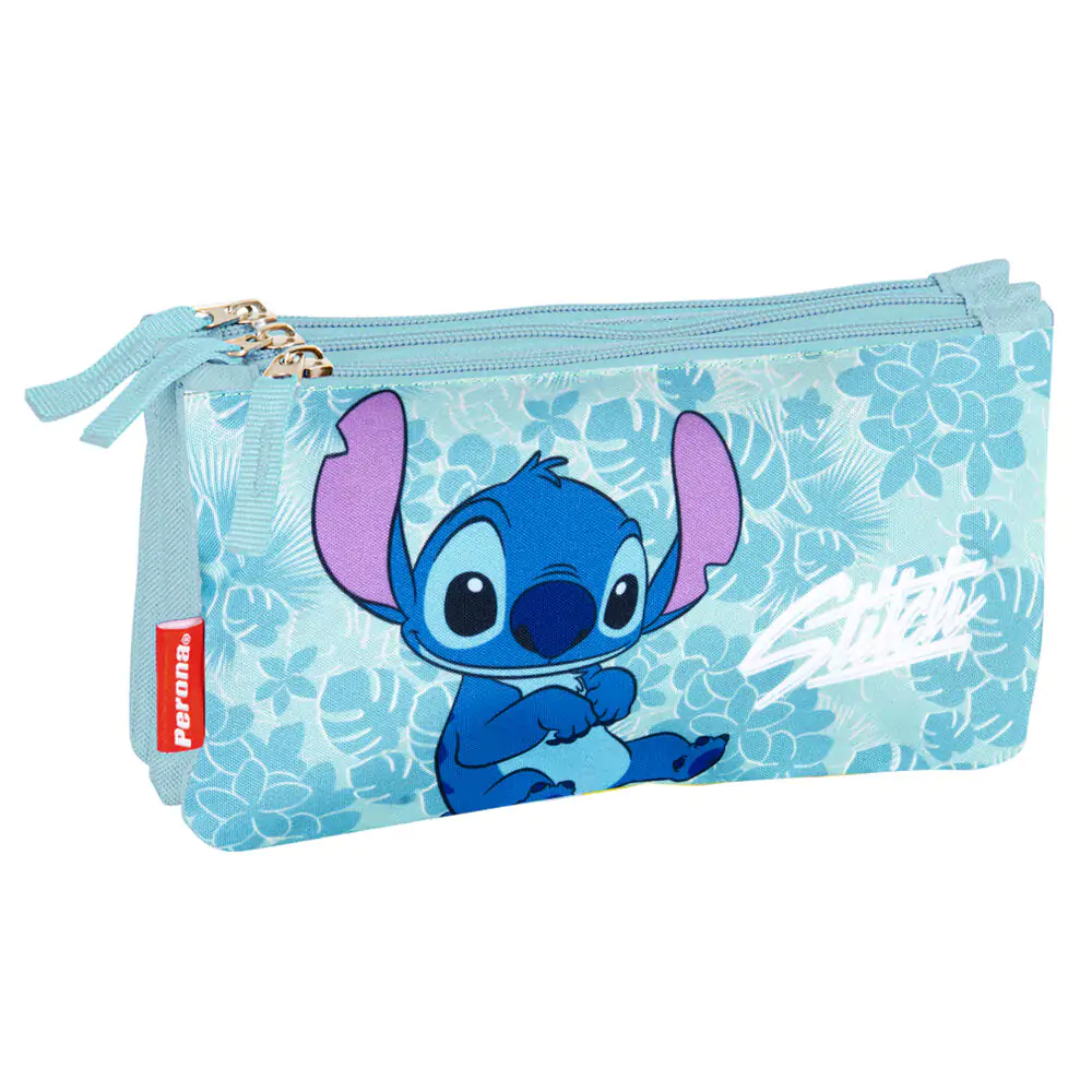 Disney Stitch trojité puzdro na ceruzky produktová fotografia