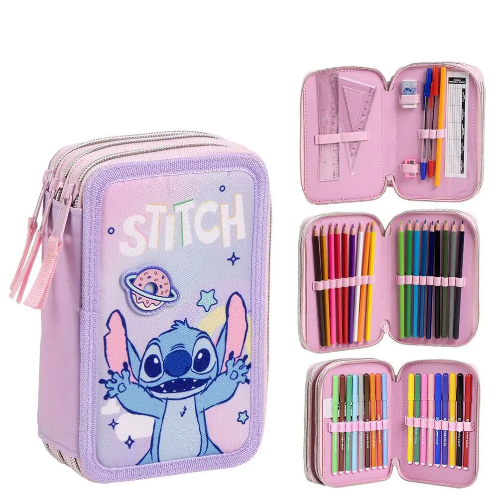 Disney Stitch trojposchodový peračník produktová fotografia