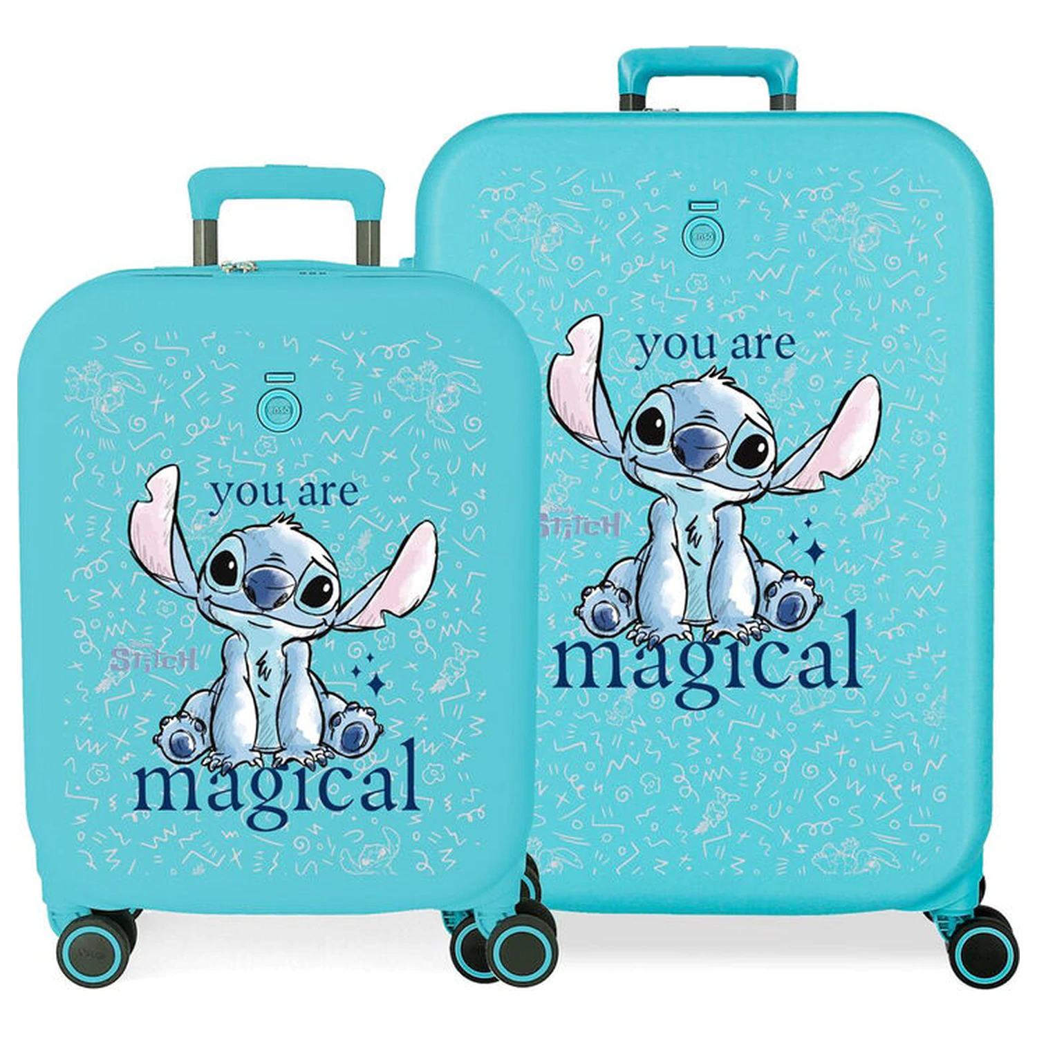 Disney Stitch You Are Magical Set 2 ABS cestovných kufrov 55-70cm produktová fotografia
