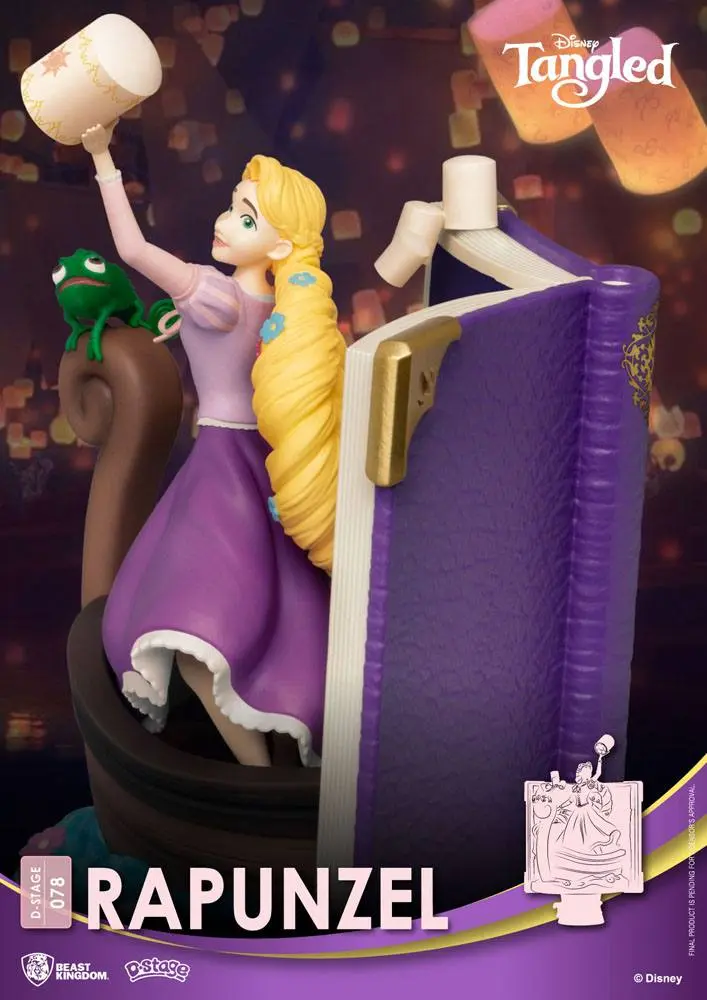 Disney Story Book Series D-Stage PVC Dioráma Rapunzel 15 cm produktová fotografia