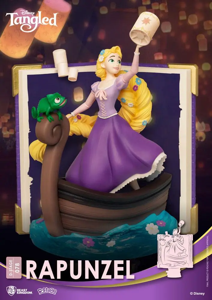Disney Story Book Series D-Stage PVC Dioráma Rapunzel 15 cm produktová fotografia